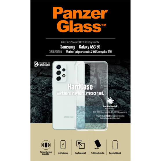 Гръб PanzerGlass Hard Case за Samsung Galaxy A53 5G - Прозрачен