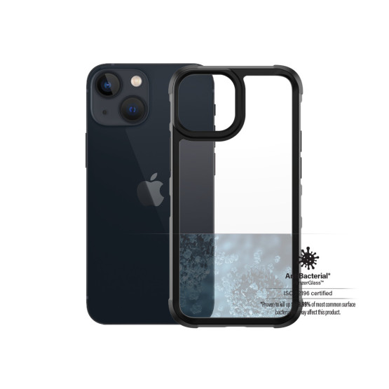 Гръб PanzerGlass SilverBulletCase за Iphone 13 mini - Черна рамка