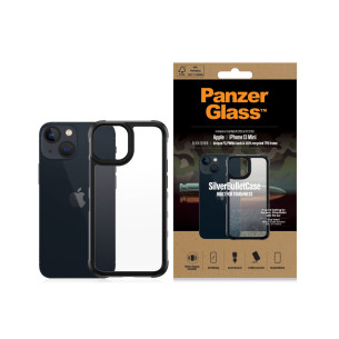 Гръб PanzerGlass SilverBulletCase за Iphone 13 mini - Черна рамка