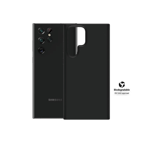Гръб PanzerGlass за Samsung S22 Ultra, Biodegradable, Черен