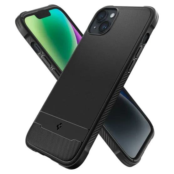 Гръб Spigen Rugged Armor Mag за iPhone 14 - Черен