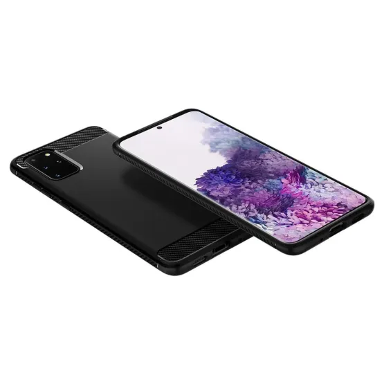 Гръб SPIGEN Rugged Armor за SAMSUNG S20 PLUS - Черен