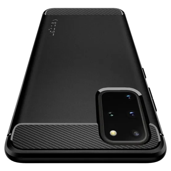 Гръб SPIGEN Rugged Armor за SAMSUNG S20 PLUS - Черен