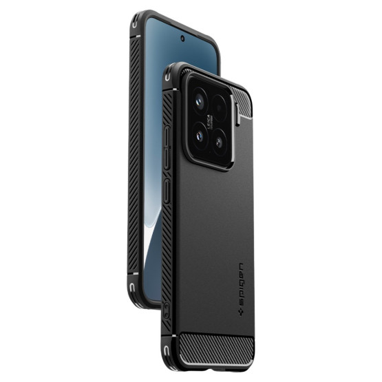 Гръб Spigen Rugged Armor за Xiaomi 15 - Черен