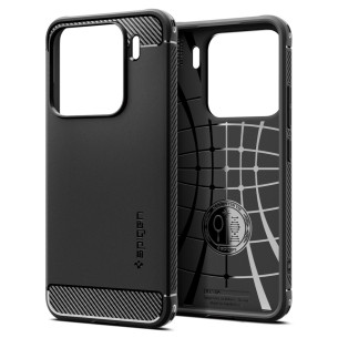 Гръб Spigen Rugged Armor за Xiaomi 15 - Черен