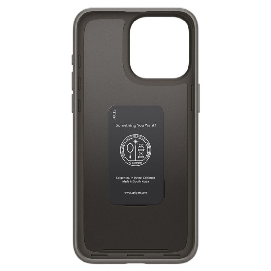 Гръб Spigen Thin Fit за iPhone 15 Pro Max - Тъмно сив
