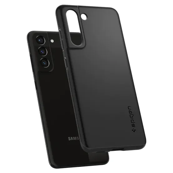 Гръб Spigen Thin Fit за Samsung S21 FE - Черен