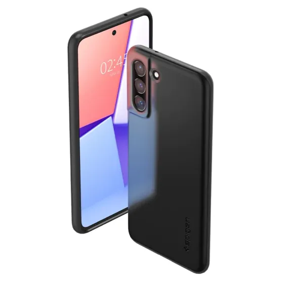 Гръб Spigen Thin Fit за Samsung S21 FE - Черен