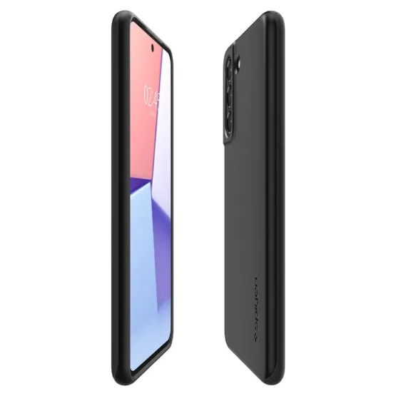 Гръб Spigen Thin Fit за Samsung S21 FE - Черен