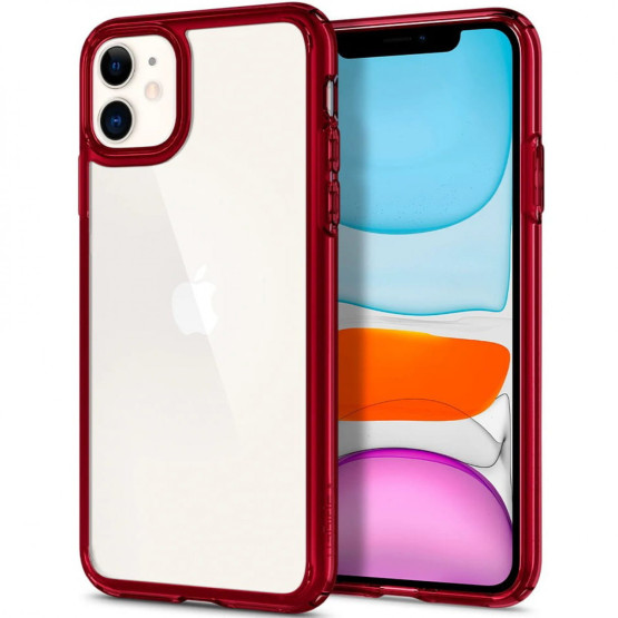 Гръб Spigen Ultra Hybrid за iPhone 11 6.1 - Червен