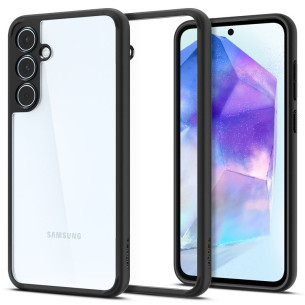Гръб Spigen Ultra Hybrid за Samsung Galaxy A55 - Черен