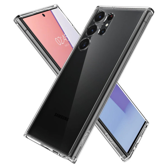 Гръб Spigen Ultra Hybrid за Samsung Galaxy S23 Ultra - Прозрачен