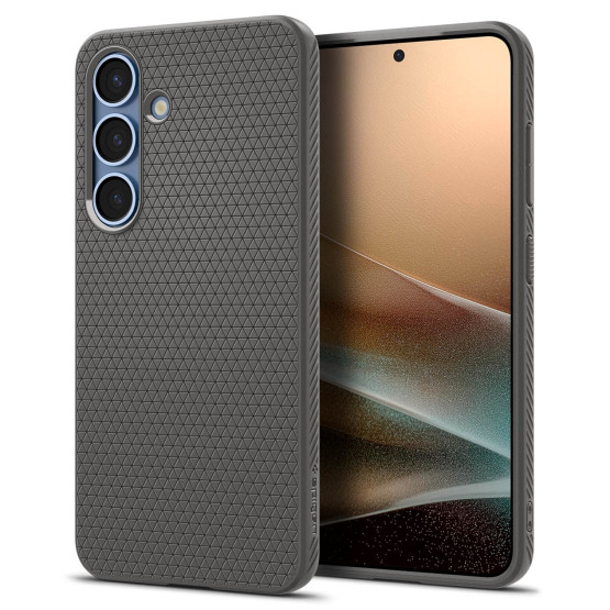 Гръб Spigen за Samsung Galaxy S25 Plus, Liquid Air, Сив