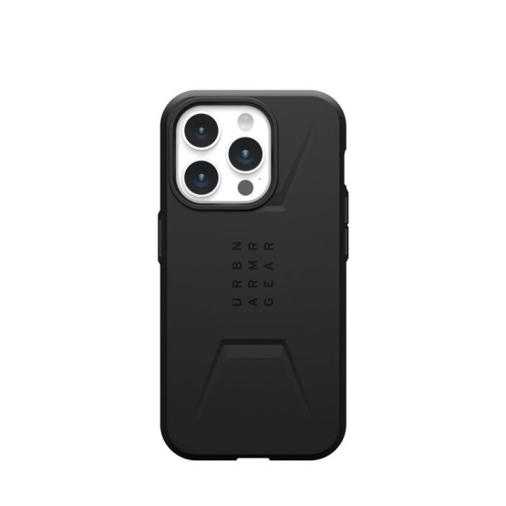 Гръб UAG Civilian MagSafe за iPhone 15 Pro - Черен