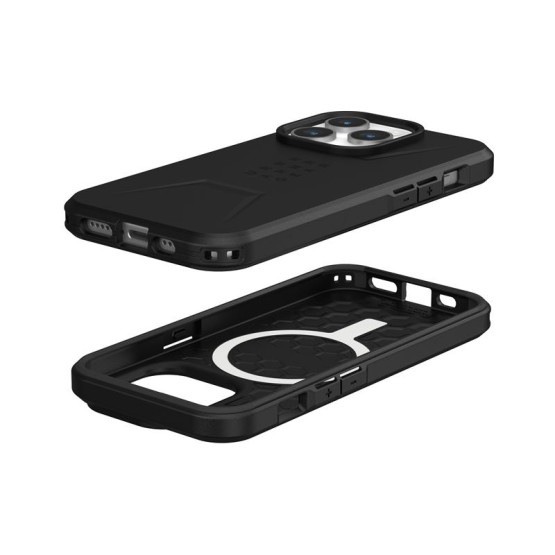 Гръб UAG Civilian MagSafe за iPhone 15 Pro - Черен