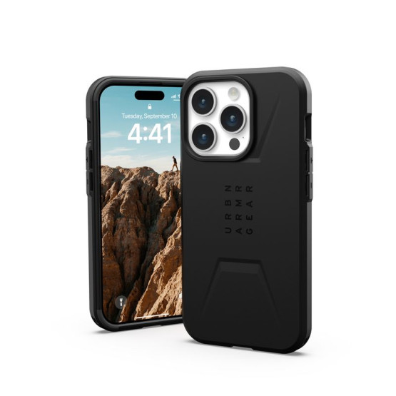 Гръб UAG Civilian MagSafe за iPhone 15 Pro - Черен