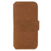 Калъф Krusell Leather Wallet за Iphone 13 mini - Cognac