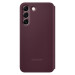 Калъф Samsung Clear View Cover за Galaxy S22 Plus - Бордо, EF-ZS906CEE