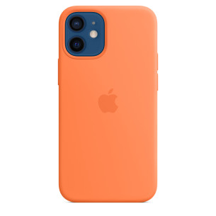 Оригинален гръб Apple Silicone Magsafe Cover for iPhone 12 Mini - Черен, MHKN3ZM/A