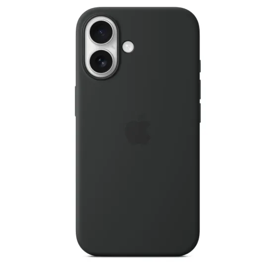 Оригинален Гръб Apple за Apple iPhone 16, Silicone Case with MagSafe- Черен, MYY13ZM/A