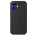 Оригинален Гръб Apple за Apple iPhone 16, Silicone Case with MagSafe- Черен, MYY13ZM/A