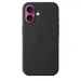 Оригинален Гръб Apple за Apple iPhone 16, Silicone Case with MagSafe- Черен, MYY13ZM/A