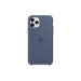 Оригинален гръб Apple за iPhone 11 Pro, Silicone Cover, Alaskan Blue, MWYR2ZM/A