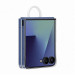 Оригинален гръб Samsung Ring Clear Cover за Galaxy Z Flip 7 - Прозрачен, EF-QF766CTE