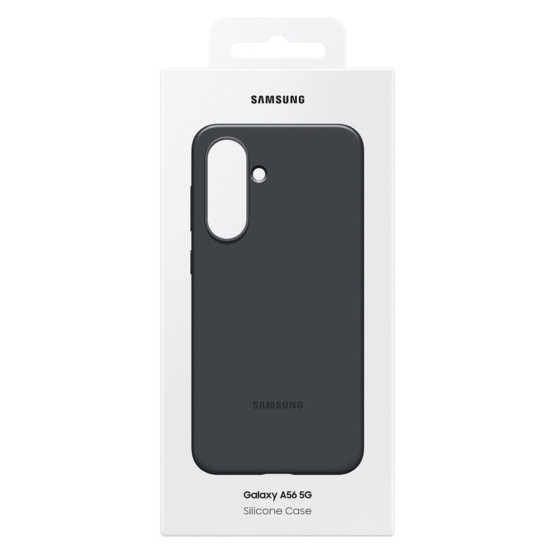 Оригинален гръб Samsung Silicone Cover for Galaxy A56 5G - Черен, EF-PA566CBE
