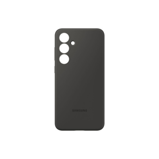 Оригинален гръб Samsung Silicone Cover за Galaxy S24 FE - Черен, EF-PS721CBE