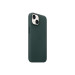 Гръб Apple Leather Magsafe Cover за iPhone 14 - Зелен, MPP53ZM/A