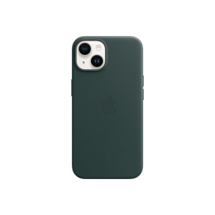 Гръб Apple Leather Magsafe Cover за iPhone 14 - Зелен, MPP53ZM/A