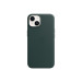 Гръб Apple Leather Magsafe Cover за iPhone 14 - Зелен, MPP53ZM/A