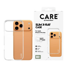 Гръб Care by PanzerGlass за iPhone 17 Pro Max, Fashionable Case Transparent X-Ray Soft Basic