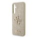 Гръб Guess PU Fixed Glitter 4G Metal Logo Case за Samsung Galaxy S23 FE -Златист