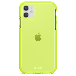 Гръб Holdit Seethru Case за iPhone 11/XR - Acid Green
