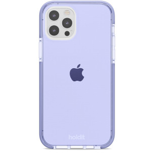 Гръб Holdit Seethru Case за iPhone 12/12 Pro - Лилав