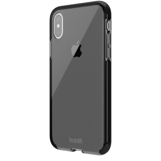 Гръб Holdit Seethru Case за iPhone X/Xs - Черен