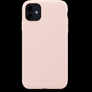 Гръб Holdit Silicone Case за iPhone 11/XR - Бледо розов