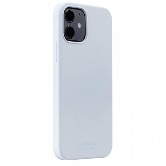 Гръб Holdit Silicone Case за iPhone 12/12 Pro - Mineral Blue