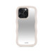 Гръб Holdit Wavy Case за iPhone 15 Pro - Light Beige/Mirror