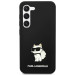 Гръб Karl Lagerfeld Liquid Silicone Choupette NFT Case за Samsung Galaxy S23 - Черен