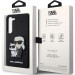 Гръб Karl Lagerfeld Saffiano Karl and Choupette за Samsung Galaxy S23 - Черен