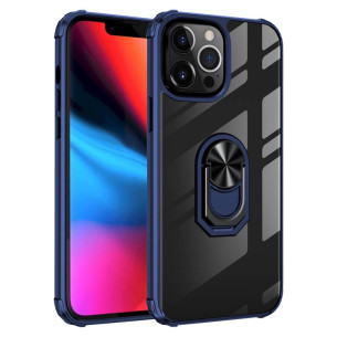 Гръб Military ring за Iphone 13 Pro Max - Син