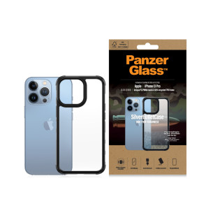 Гръб PanzerGlass SilverBulletCase за Iphone 13 Pro - Черна рамка