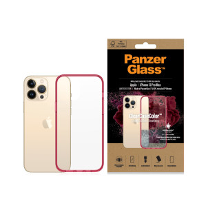 Гръб PanzerGlass за IPhone 13 Pro Max , ClearCase - Червена рамка