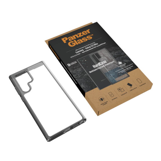 Гръб PanzerGlass за Samsung S22 Ultra, Hard Case - Smokey black , 119830