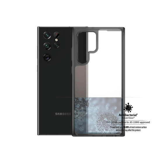 Гръб PanzerGlass за Samsung S22 Ultra, Hard Case - Smokey black , 119830
