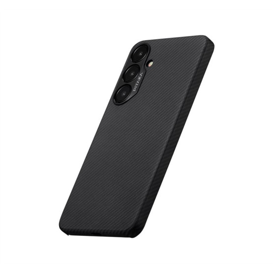 Гръб Pitaka за Samsung Galaxy S24, MagEZ 4, черен