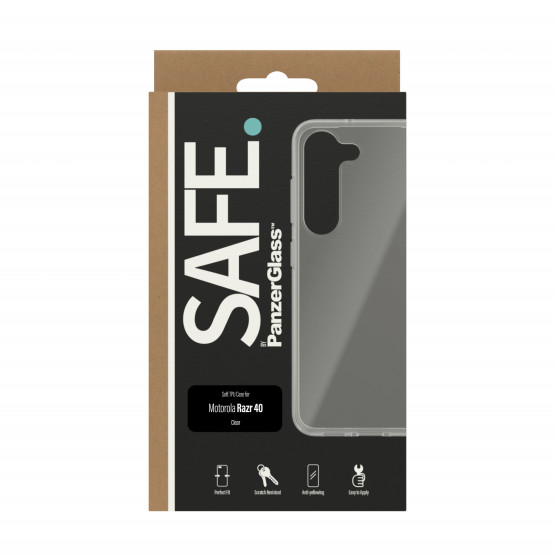 Гръб Safe за Motorola Razr 40 2023 - Прозрачен